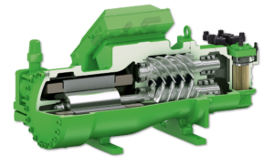 waste heat recovery screw expander cutaway image